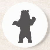 Schwarzbär-Untersetzer Sandstein Untersetzer (Vorne)