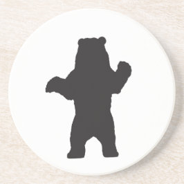 Schwarzbär-Untersetzer Sandstein Untersetzer