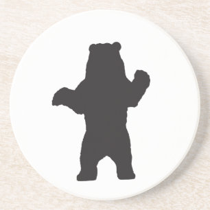 Schwarzbär-Untersetzer Sandstein Untersetzer