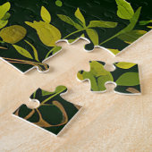 Schwarzbär-Waldszene-Geschenk für Wildtierliebhabe Puzzle (Seite)