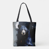 Schwarzbär Wildlife Art Tasche (Rückseite)