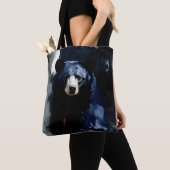 Schwarzbär Wildlife Art Tasche (Von Nahem)