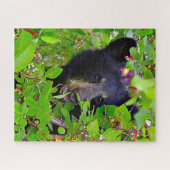 Schwarzbärenjunge. Puzzle (Horizontal)
