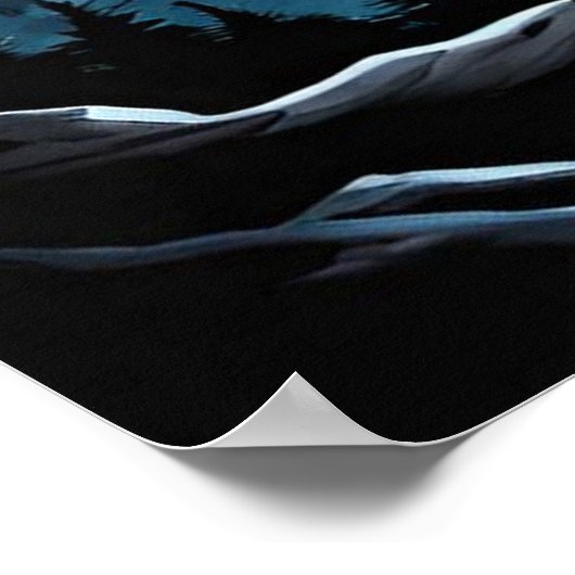 Schwarzbärenmoon Poster (Ecke)