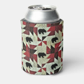 Schwarzbärenquilt Dosenkühler (Kanne Rückseite)