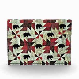 Schwarzbärenquilt Fotoblock