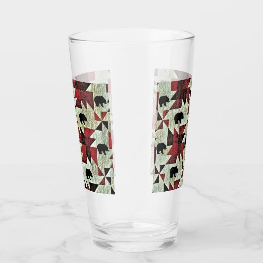 Schwarzbärenquilt Glas (Rechts)