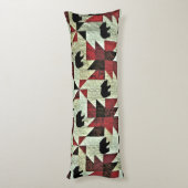 Schwarzbärenquilt Seitenschläferkissen (Rückseite (Vertikal))