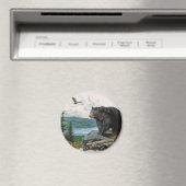 Schwarzbärenrücken Magnet (In Situ (Geschirrspüler))