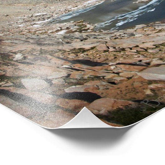 Schwarzbärensee - Sierra Fotodruck (Ecke)