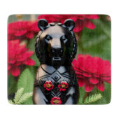 Schwarzbärenspiel Schneidebrett (Vorderseite)