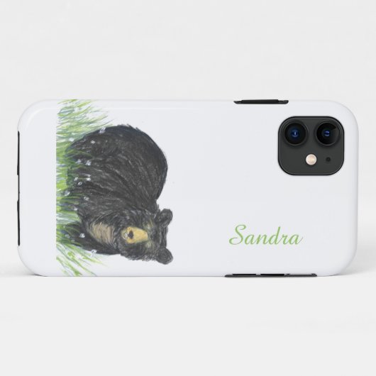 Schwarzbärenwasser Case-Mate iPhone Hülle (Rückseite (Horizontal))