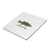 Schwarzbarsch Fliese (Seite)