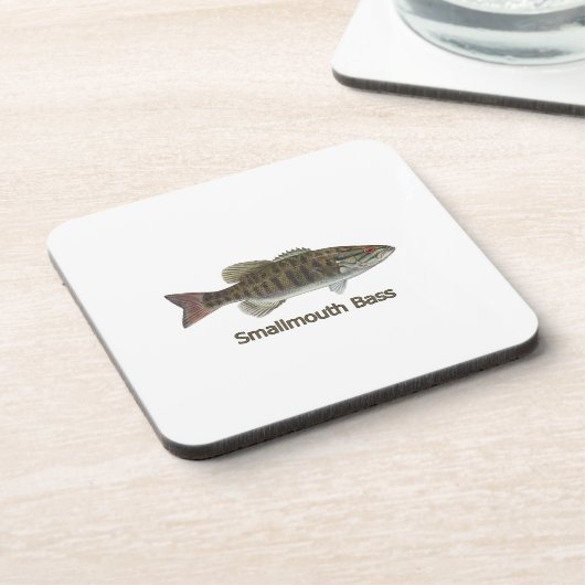 Schwarzbarsch Getränkeuntersetzer (Linke Seite)