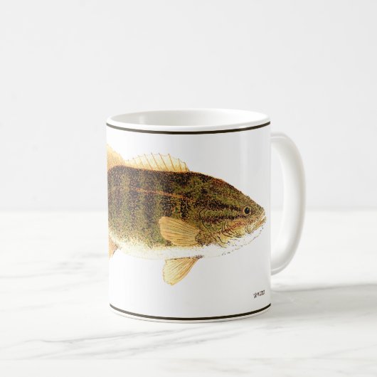 Schwarzbarsch Kaffeetasse (VorderseiteRechts)