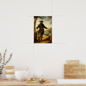 Schwarzbart Der Pirat Mit Rauchendem Bart Poster (Küche)