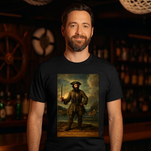 Schwarzbart der Pirat T-Shirt