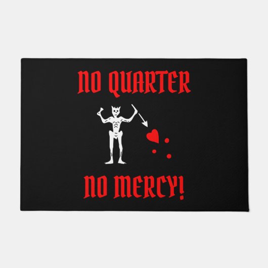 Schwarzbart der Pirate (Edward Teach) Fußmatte (Vorderseite)