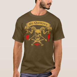 Schwarzbart, die Piratenflagge - nicht gestörtes D T-Shirt