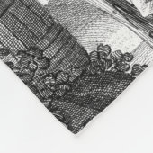 Schwarzbart Fleecedecke (Ecke)