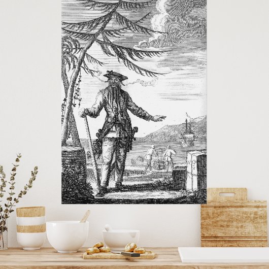 Schwarzbart Poster (Küche)