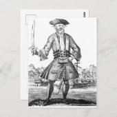 Schwarzbart Postkarte (Vorne/Hinten)