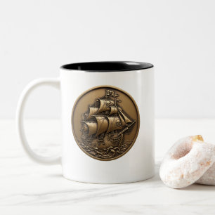Schwarzbart Zweifarbige Tasse