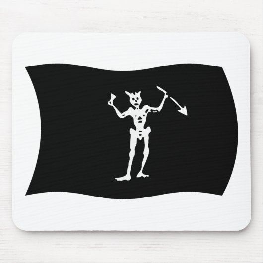 Schwarzbartenflagge Mousepad (Vorne)
