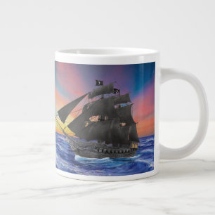 Schwarzbarts Piratenschiff Jumbo-Tasse