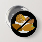 Schwarzbaum Nut Free Nut Allergy Kids Button (Vorne & Hinten)
