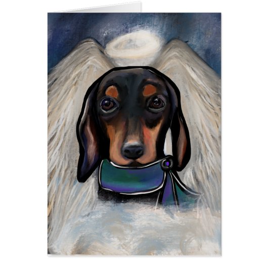 Schwarzbrauner Dachshund (Vorne)