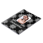 Schwarzdamasken-Foto Notizblock (Linke Seite)