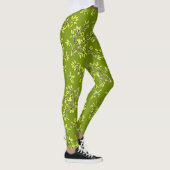 Schwarzdorn-Äste grün Leggings (Rechts)