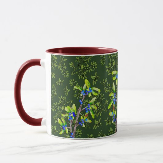 Schwarzdorn dunkelgrün tasse (Links)