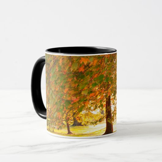 Schwarze 11 oz Combo-Tasse 1 Tasse (Vorderseite Links)