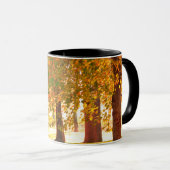 Schwarze 11 oz Combo-Tasse 1 Tasse (VorderseiteRechts)