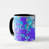 Schwarze 11 oz Combo-Tasse 4 Tasse (Vorderseite Links)