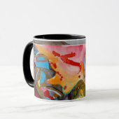 Schwarze 11 oz Combo-Tasse 5 Tasse (Vorderseite Links)