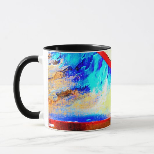 Schwarze 11 oz Combo-Tasse 9 Tasse (Links)