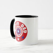 Schwarze 11 oz Combo-Tasse Tasse (Vorderseite Links)