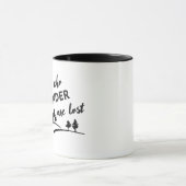 Schwarze 11 oz Combo-Tasse Tasse (Zentrum)