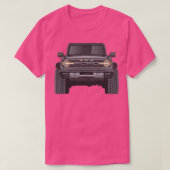 SCHWARZE 2022 BRONCO RAPTOR T-Shirt (Design vorne)