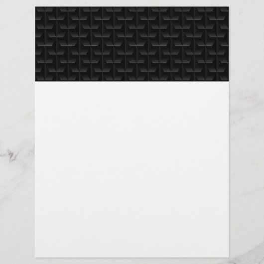 Schwarze 3D-Masche Flyer (Vorne)