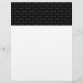 Schwarze 3D-Masche Flyer (Hinten)