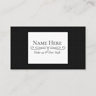 Schwarze 3D-Masche Visitenkarte