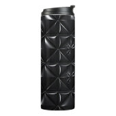 Schwarze 3D-Matrix Thermosbecher (Nach links gedreht)