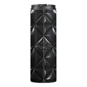 Schwarze 3D-Matrix Thermosbecher (Rückseite)