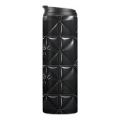 Schwarze 3D-Matrix Thermosbecher (Nach rechts gedreht)