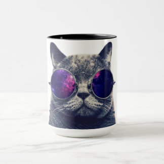 Schwarze 450ml-Kombitasse Tasse