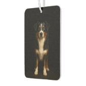Schwarze 4 Luxe Auto-Luftverbesserer Aussie Shephe Autolufterfrischer (Links)